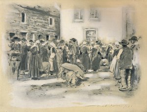 "Sikamarkkinat", 1903 tekijältä Mortimer L Menpes