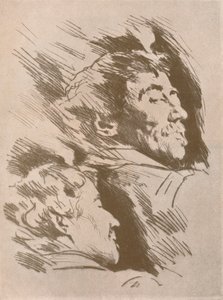 "Muotokuvatutkimukset", c1880, 1904 tekijältä Mortimer L Menpes