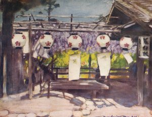 Aurinko ja lyhdyt, c1887, 1901 tekijältä Mortimer L Menpes