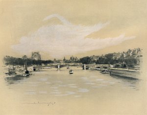 "Seine Pariisissa", 1903 tekijältä Mortimer L Menpes