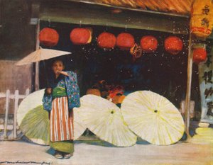 "Sateenvarjot ja kauppa", c1887, 1901