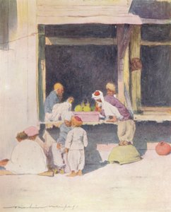 Peshawurin basaari, 1905 tekijältä Mortimer Ludington Menpes