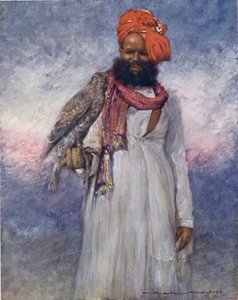 A Hawksmen of Rajgarh (Color Litho) tekijältä Mortimer Ludington Menpes