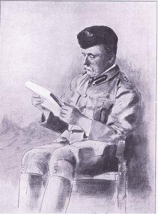 Eversti French, kuva Pretorian jälkeen: Sissisota, 1902 tekijältä Mortimer Ludington Menpes
