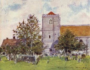 Dorchester Abbey tekijältä Mortimer Ludington Menpes