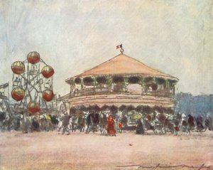 Fete lähellä Hotel Des Invalides tekijältä Mortimer Ludington Menpes