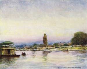 Hampton Court, joelta tekijältä Mortimer Ludington Menpes