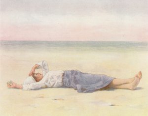 Auringon silmässä (värilitografia) tekijältä Mortimer Ludington Menpes