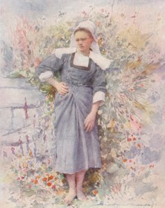 La Petite Marie (värilitro) tekijältä Mortimer Ludington Menpes