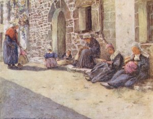 Mid-day (värillinen litografia) tekijältä Mortimer Ludington Menpes