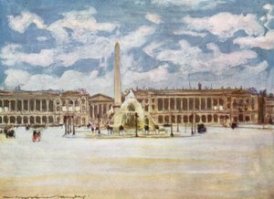 Place de la Concorde tekijältä Mortimer Ludington Menpes