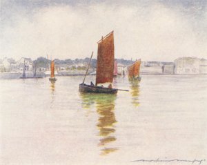 Heijastukset (värilitografia) tekijältä Mortimer Ludington Menpes