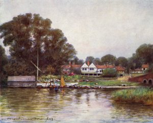 Ruusutarha Sonningissa tekijältä Mortimer Ludington Menpes