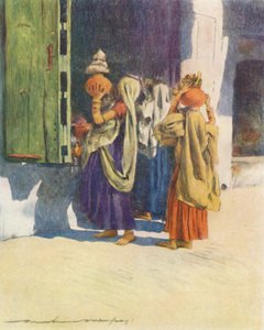 Vedenkuljettajat Nuthassa, 1905