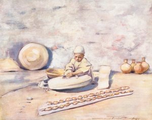 Maailman lapset: Kashmir, Potter (värilitografia). tekijältä Mortimer Ludington Menpes
