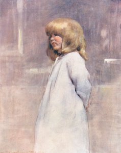 Maailman lapset: English, Going to Bed (värillinen litografia). tekijältä Mortimer Ludington Menpes