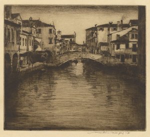 Side Canal, Venetsia tekijältä Mortimer Menpes