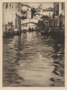 Heijastuksia, Venetsia (Lucianon silta, Canal Grande)