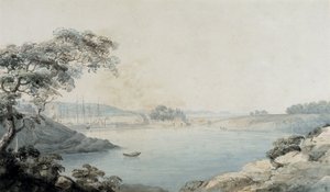 Port Penrhyn (akvarelli ja kynä paperille)