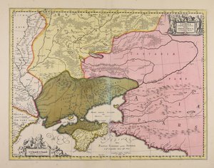 Taurica Chersonesus -huppari Przecopsca et Gazara dicitur tekijältä Moses Pitt