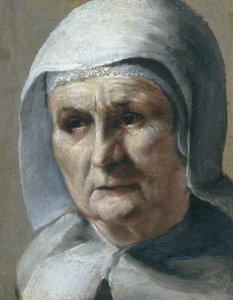 Vanha nainen tekijältä Moses Ter Borch