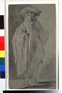 Omakuva, n. 1660 (grisaille paperilla)