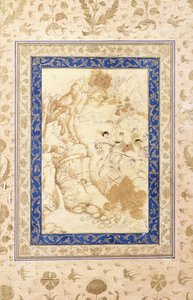 Metsästyspaikka, c. 1660-80 tekijältä Mughal School