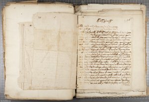 Mutio Oddin, Urbino ym., piirustussalkku, s. 116, n. 1635-1640 (kynä ja muste paperille sidottussa tilavuudessa)