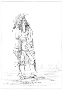 Irokeesi rohkea, 1841. tekijältä Myers and Co