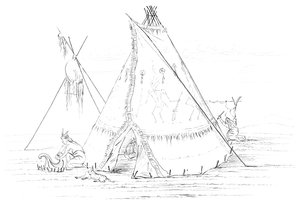 Teepee, 1841. tekijältä Myers and Co