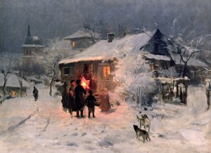 Joululaulu Ukrainassa tekijältä Mykola Kornylijowytsch Pymonenko