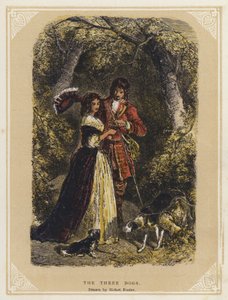 Kolme koiraa (väri litho)