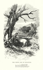 William Wordsworth: Rylstonen valkoinen hirvi (kaiverrus)