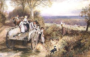 Kurkistus koirista tekijältä Myles Birket Foster
