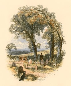 Kirkkopihan kohtaus tekijältä Myles Birket Foster