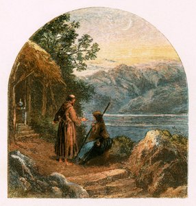 Kuvitus teokselle Erakko tekijältä Myles Birket Foster