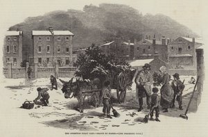 Joulu Holly Cart tekijältä Myles Birket Foster