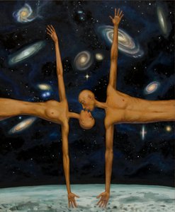 Kosmisten rakastavaisten suudelma tekijältä Myriam Feuilloley