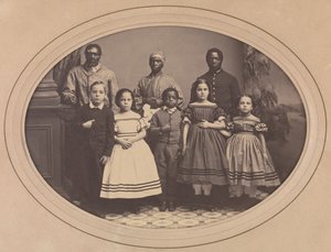 Emansipoidut orjat, jotka eversti George H. Banks toi Louisianasta, joulukuu 1863. tekijältä Myron H. Kimball