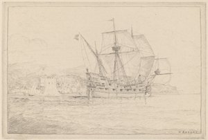 Laiva purjeen alla