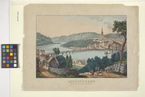 Londonberry (käsinvärinen litografia) tekijältä N. and Ives J.M. (1824 95) Currier