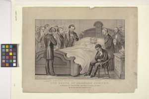 Charles Sumnerin kuolema (litografia)