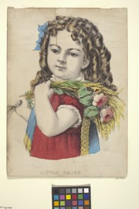 Little Daisy (käsinvärinen litografia)