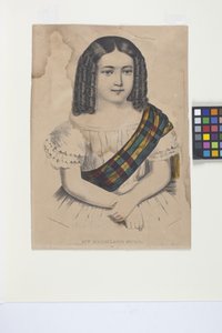 My Highland Girl (käsinvärjätty litografia)