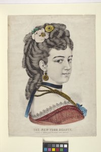 New York Beauty/The Vinjette (käsinvärinen litografia)