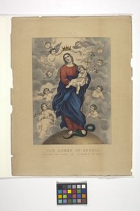 Queen Of Angels (käsinvärjätty litografia)
