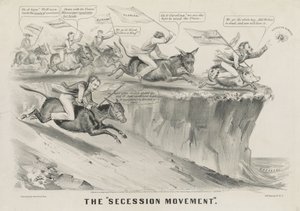"Secessioliike" tekijältä Currier and Ives