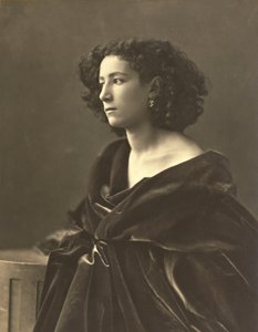 Sarah Bernhardt (1844-1924) ranskalainen näyttelijä, kuva Gaspard-Felix Tournachon eli Nadar tekijältä Nadar