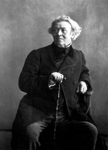 Nadarin valokuvaama ranskalainen taidemaalari Camille Corot tekijältä Nadar