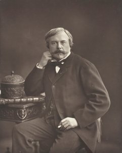 Edmond de Goncourt ranskalainen kirjailija ja kriitikko, 1822-1896, n. 185376. tekijältä Nadar